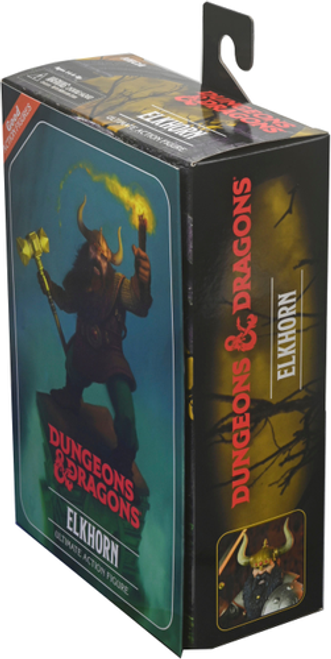 NECA - Dungeons & Dragons - 7” Scale Action Figure - Ultimate Elkhorn the Good Dwarf Fighter