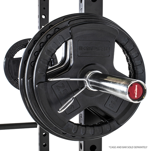 Inspire Fitness 35 LB Rubber Olympic Weight Plate - Black