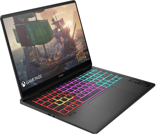 HP OMEN - Transcend 14" 120Hz 2.8K OLED Gaming Laptop - Intel Core Ultra 7-155H - 16GB Memory - NVIDIA GeForce RTX 4060 - 1TB SSD - Shadow Black