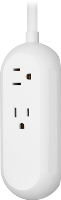 Insignia™ - 6-in-1 70W Charging Station Power Strip - White