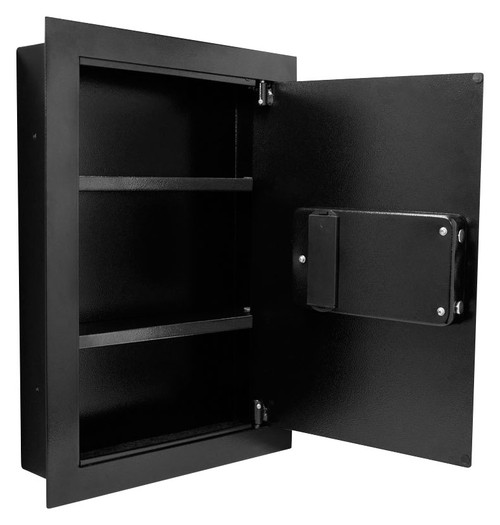 Barska - Biometric Wall Safe - Black