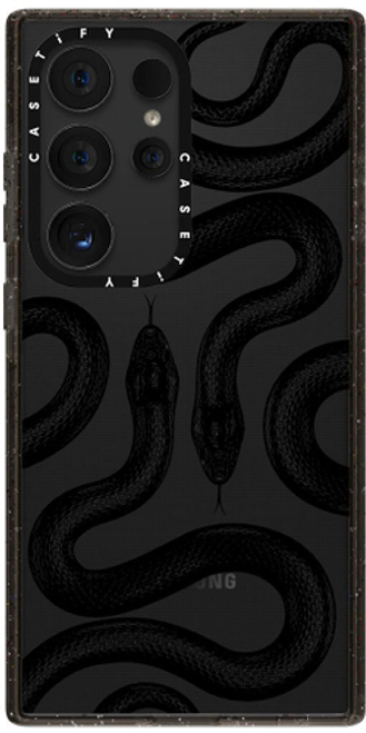 CASETiFY - Impact Case for Samsung Galaxy S24 Ultra - Black Kingsnake