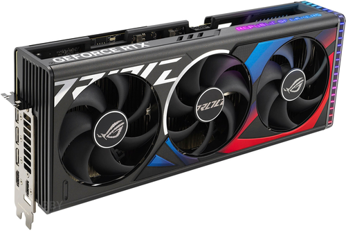 ASUS -  ROG Strix NVIDIA GeForce RTX 4080 SUPER Overclocked 16GB GDDR6X PCI Express 4.0 Strix Graphics Card - Black