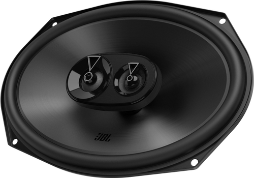 JBL - 6” x 9” Three-way car audio speaker - Black