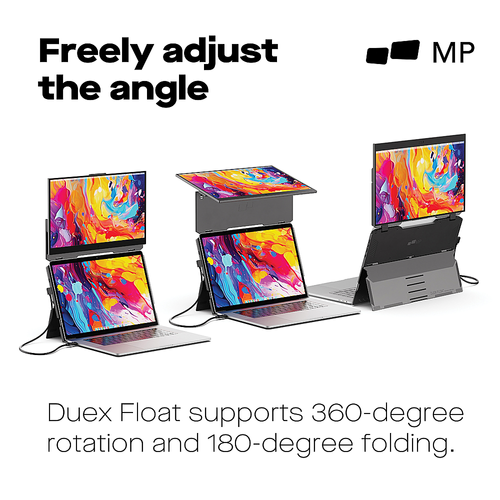 Mobile Pixels - DUEX Float 15.6" LCD Monitor - Black