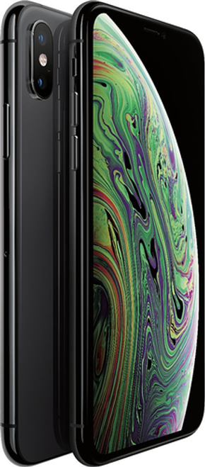 Apple - Geek Squad Certified Refurbished iPhone XS 64GB - Space Gray (Verizon)
