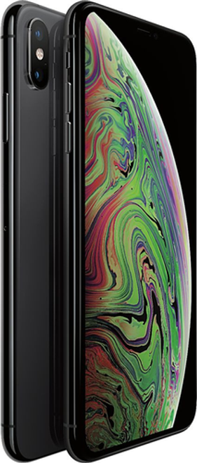 Apple - Geek Squad Certified Refurbished iPhone XS Max 64GB - Space Gray (Verizon)