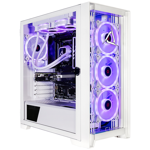 CLX - SET Gaming Desktop - AMD Ryzen 7 7700X - 32GB DDR5 5600 Memory - GeForce RTX 4060 Ti - 2TB NVMe M.2 SSD - White