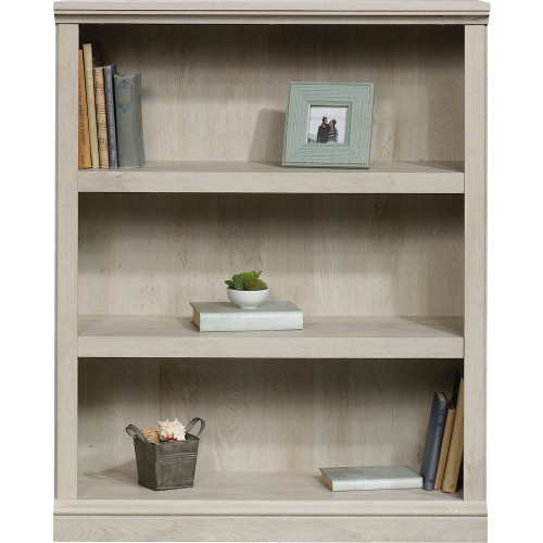 Sauder - Select Collection 3-Shelf Bookcase - Chalked Chestnut