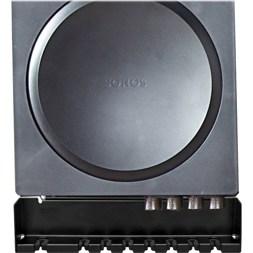 Sanus - Slim Wall Mount for Sonos Amp - Black
