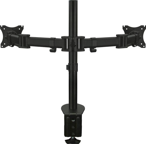 Mount-It! - Full Motion Dual Monitor Desk Mount - Black