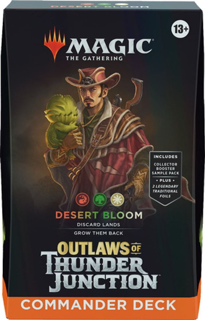 Wizards of The Coast - Magic: The Gathering Outlaws of Thunder Junction Commander Deck - Desert Bloom