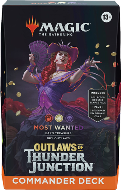 Wizards of The Coast - Magic: The Gathering Outlaws of Thunder Junction Commander Deck - Most Wanted