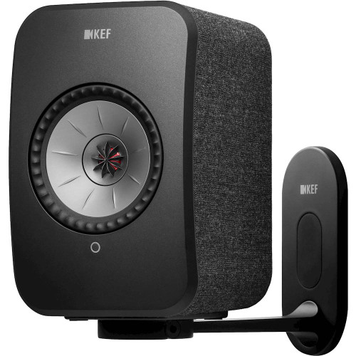 KEF - Wall Bracket for LSX Speaker (Pair) - Black
