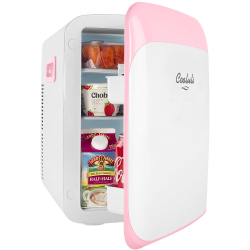 Cooluli - Classic 0.5 Cu. Ft. Mini Fridge - Pink