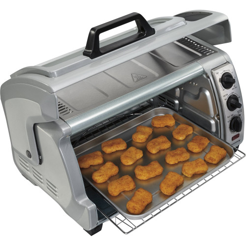 Hamilton Beach - 6-Slice Toaster Oven - Silver
