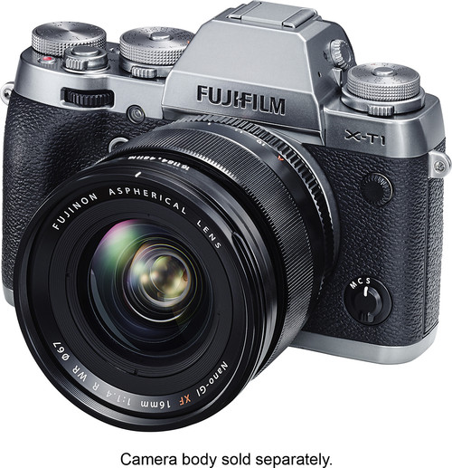 XF 16mm f/1.4 WR Ultrawide-Angle Lens for Fujifilm X-Series Cameras - Black