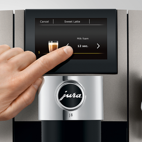 Jura - J8 Automatic Coffee Machine - Midnight Silver