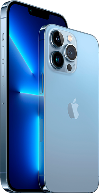 Apple - Geek Squad Certified Refurbished iPhone 13 Pro 5G 128GB - Sierra Blue (Unlocked)