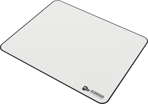 Glorious - Stealth Edition Cloth Gaming Mouse Pad with Stitched Edges (Large) - White