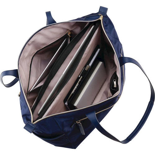 Samsonite - Mobile Solution Deluxe Carryall for 15.6" Laptop - Navy Blue