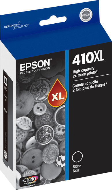 Epson - 410XL High-Yield - Black Ink Cartridge - Black