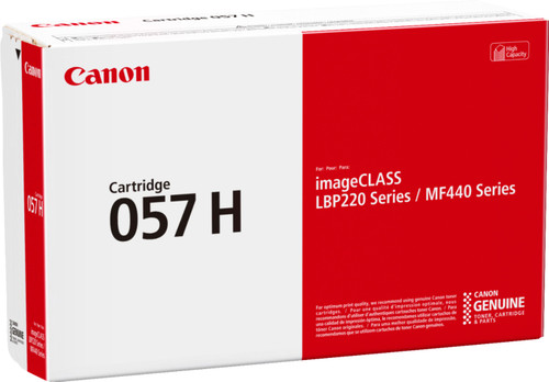 Canon - 057 H XL High-Yield - Black Toner Cartridge