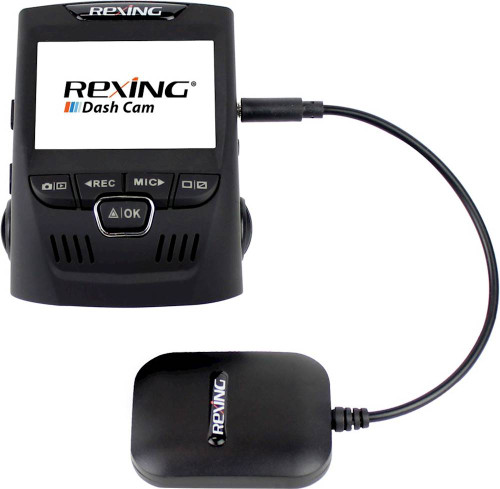 GPS Logger for Select Rexing Dash Cams - Black