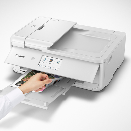 Canon - PIXMA TS9521Ca Wireless All-In-One Inkjet Printer - White