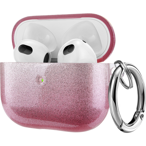 SaharaCase - Inspire Series Sparkle Case for Apple AirPods (3rd Generation) - Pink