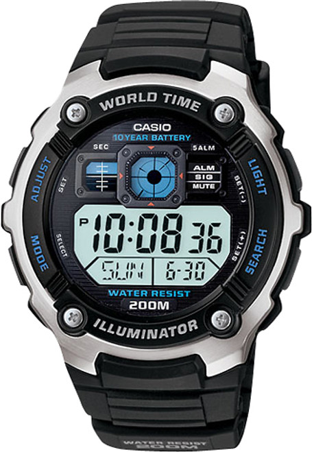 Casio - Multifunctional Digital Sport Watch - Black