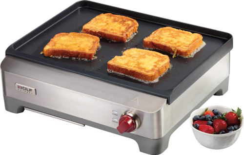 Wolf Gourmet - Precision Griddle with Stainless Steel Lid - Stainless Steel