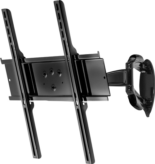 Peerless-AV - SmartMount Articulating Wall Arm for Most 26" - 46" TVs - Gloss Black