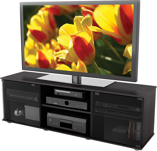 CorLiving - TV Cabinet for Most Flat-Panel TVs Up to 64" - Black