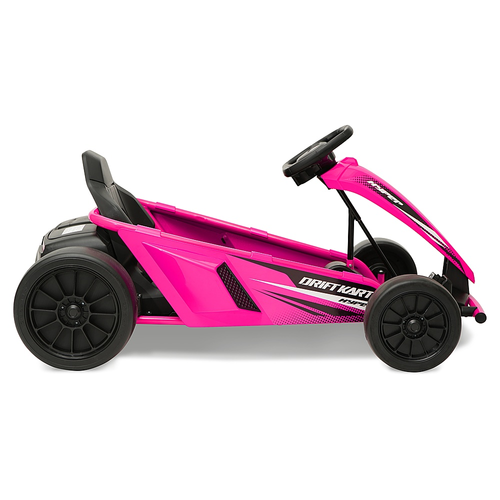 Hyper - 24V Drifting Go Kart Ride On for Kids, Pink - Pink