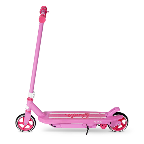 Hyper - BARBIE 12 Volt Jammer, Kids Electric Scooter w/ 8 Mile Range & 10 mph Max Speed - Pink