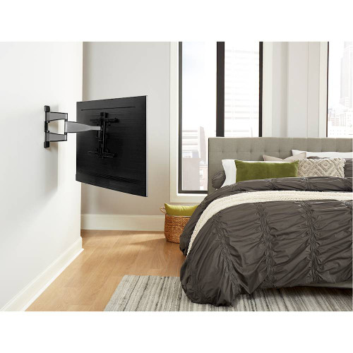 Sanus - Premium Series Swivel TV Wall Mount for Most 32" - 55" TVs - Silver