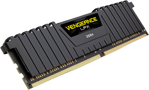 CORSAIR - Vengeance LPX 16GB (2PK 8GB) 3.6GHz PC4-28800 DDR4 DIMM Unbuffered Non-ECC Desktop Memory Kit - Black