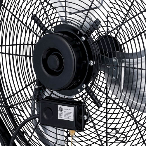 NewAir - Wall-Mount Fan - Black