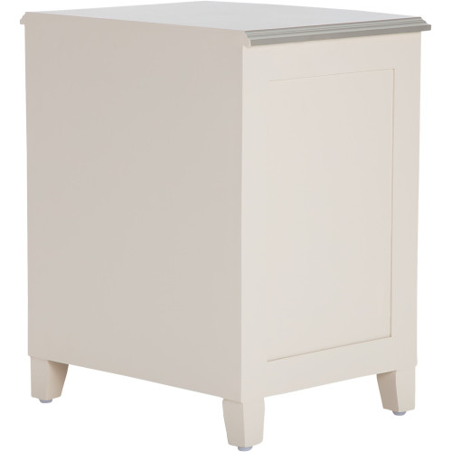 Finch - Charleston Modern Classic Wood Pedestal - Gray/Cream White