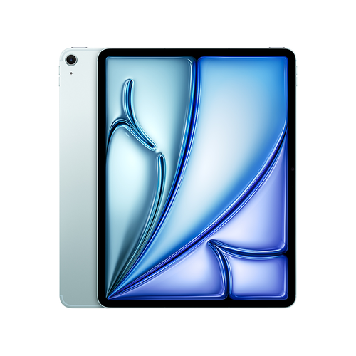 Apple - 13-inch iPad Air (Latest Model) M2 chip Wi-Fi + Cellular 512GB - Blue