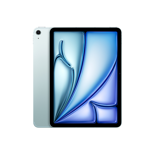 Apple - 11-inch iPad Air Wi-Fi + Cellular 256GB - Blue (M2) - Blue