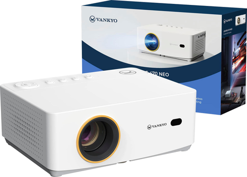 Vankyo - Leisure 470 Neo Wireless Mini Projector - White