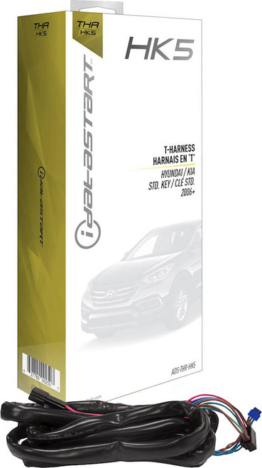 Compustar - iDataStart T-Harness for Select Hyundai and Kia Vehicles - Black