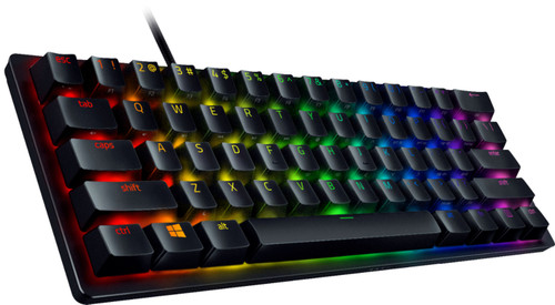 Razer Huntsman Mini Gaming Keyboard: 60% Keyboard - Optical Key Switches - Individually Customizable Chroma RGB Lighting - Black