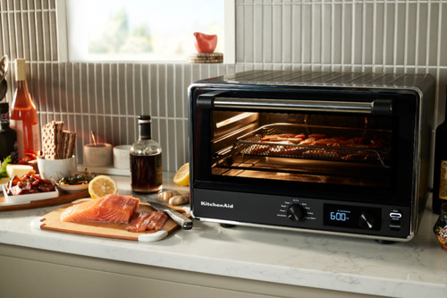 KitchenAid - Digital Countertop Oven with Air Fry - Black Matte