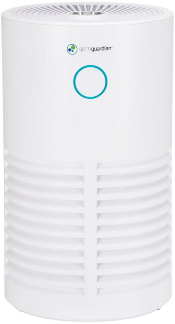 GermGuardian AC4711W 15-inch 4-in-1 HEPA Filter Air Purifier for Homes, Medium Rooms, Allergies, Smoke, Dust, Dander - White