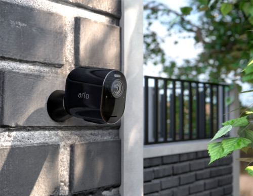 Arlo - Ultra 2 Spotlight Camera – Indoor/Outdoor 4K Wire-Free Security Camera with Color Night Vision (Add-On Camera) - Black
