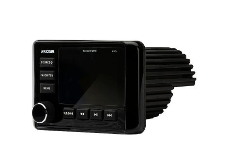 Kicker KMC4 Dual-Zone Media Center/Radio w/Bluetooth - black