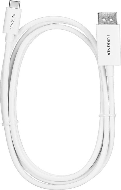 Insignia™ - 6' USB-C to DisplayPort Cable - White